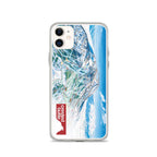 Crested Butte Trail Map iPhone Case featuring official trail map design by Mtns Co for ski resort lovers.