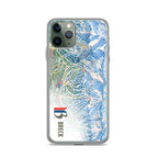 Breckenridge Trail Map iPhone Case featuring the official Breckenridge ski resort map by Mtns Co.