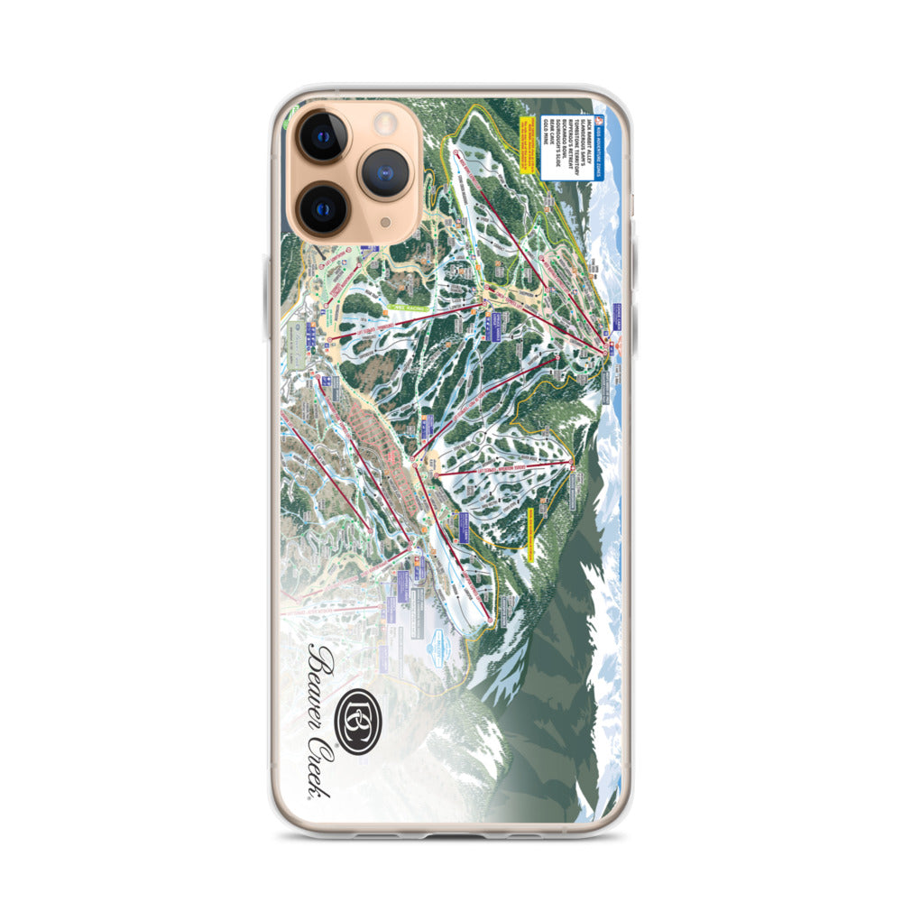 Beaver Creek Trail Map iPhone Case