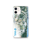 Vail Trail Map iPhone Case featuring the official Vail Trail Map design by Mtns Co.