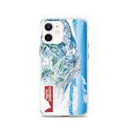 Crested Butte Trail Map iPhone Case showcasing official trail map design with Mtns Co branding.