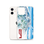 Crested Butte Trail Map iPhone Case with Mtns Co logo, featuring an official ski resort map design.