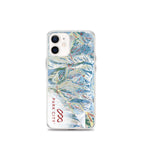 Park City Trail Map iPhone Case featuring the official Park City Trail Map logo by Mtns Co.