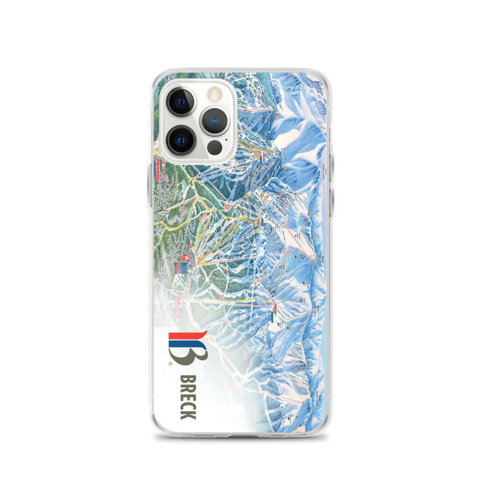 Breckenridge Trail Map iPhone Case iPhone 12 Pro