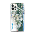 Vail Trail Map iPhone Case featuring official Vail Trail Map and Mtns Co Trail Map Logo.