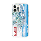 Crested Butte Trail Map iPhone Case featuring Mtns Co logo and official ski resort map design.