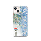 Breckenridge Trail Map iPhone Case featuring official ski resort map design by Mtns Co, protective and stylish.