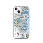 Park City Trail Map iPhone Case featuring the official Park City Trail Map, by Mtns Co.