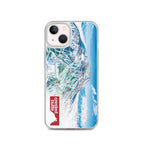 Crested Butte Trail Map iPhone Case featuring Official licensed ski resort apparel by Mtns Co with trail map design.