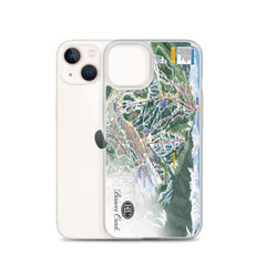 Beaver Creek Trail Map iPhone Case