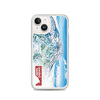 Crested Butte Trail Map iPhone Case by Mtns Co, featuring official ski resort trail map and logo design.