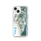 Vail Trail Map iPhone Case featuring the official Vail Trail Map and Mtns Co logo, sleek protection for your phone.