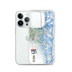 Breckenridge Trail Map iPhone Case featuring Mtns Co logo and official Breckenridge ski resort design.