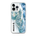 Keystone Trail Map iPhone Case featuring Mtns Co Trail Map Logo, designed for protection and style.