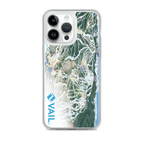 Vail Trail Map iPhone Case featuring Mtns Co logo and official Vail ski resort trail map design.