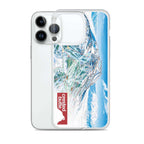Crested Butte Trail Map iPhone Case designed by Mtns Co, featuring official licensed ski resort trail map logo.