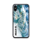 Keystone Trail Map iPhone Case featuring the official Keystone Trail Map design, Mtns Co Trail Map Logo.