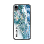 Official Keystone Trail Map iPhone Case by Mtns Co, showcasing ski trails and mountain design.