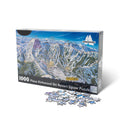 Kirkwood Ski Resort Jigsaw Puzzle – 1000 Pieces by Mtns Co, featuring a stunning ski trail map design.