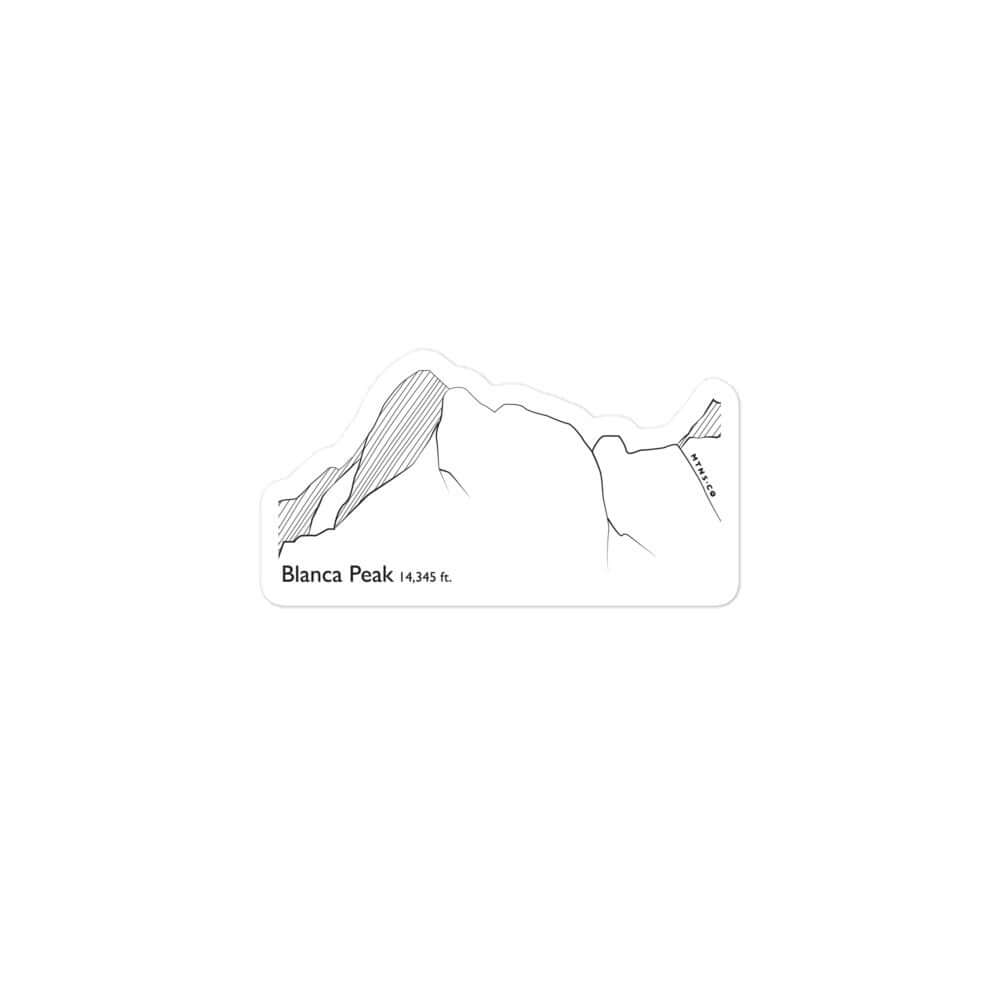 Blanca Peak Sticker – Mtns Co