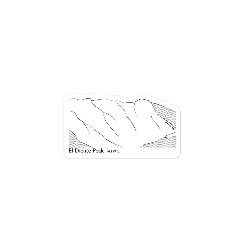 El Diente Peak Sticker – Mtns Co