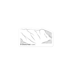 El Diente Peak Sticker