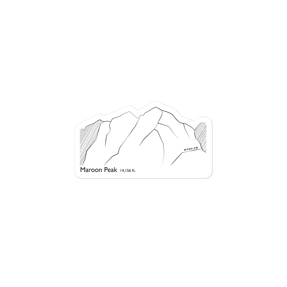 Maroon Peak Sticker
