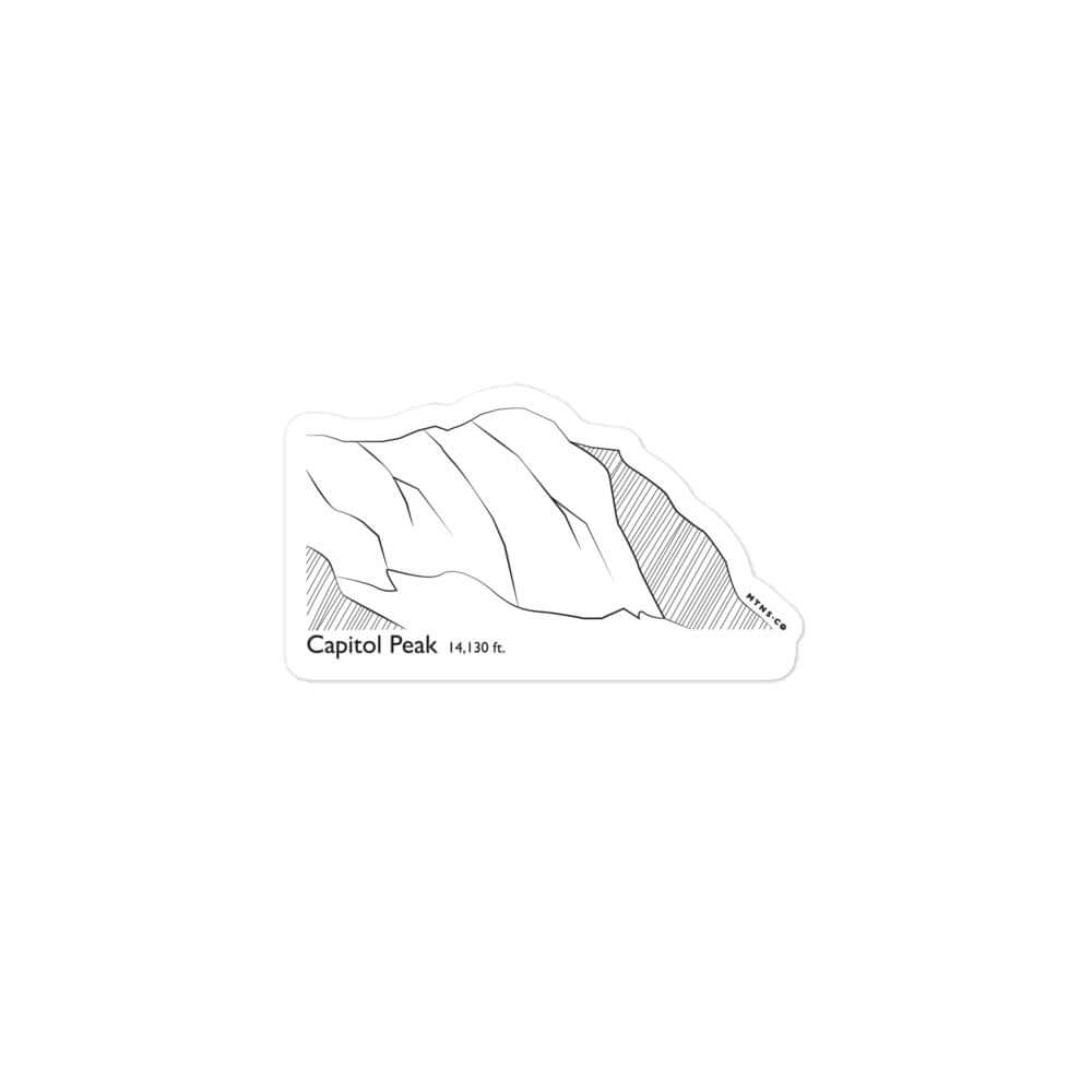 Capitol Peak Sticker – Mtns Co