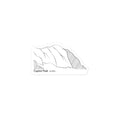 Capitol Peak Sticker – Mtns Co