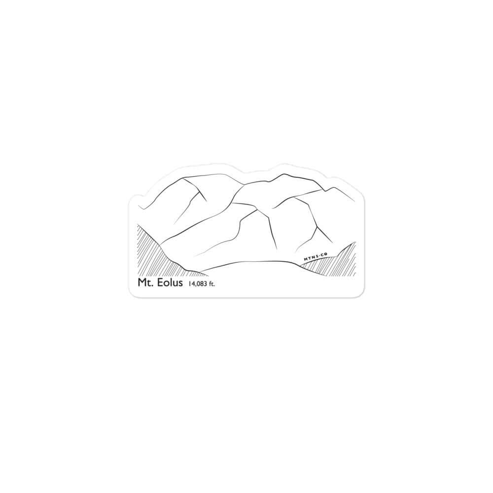 Mt Eolus Sticker – Mtns Co
