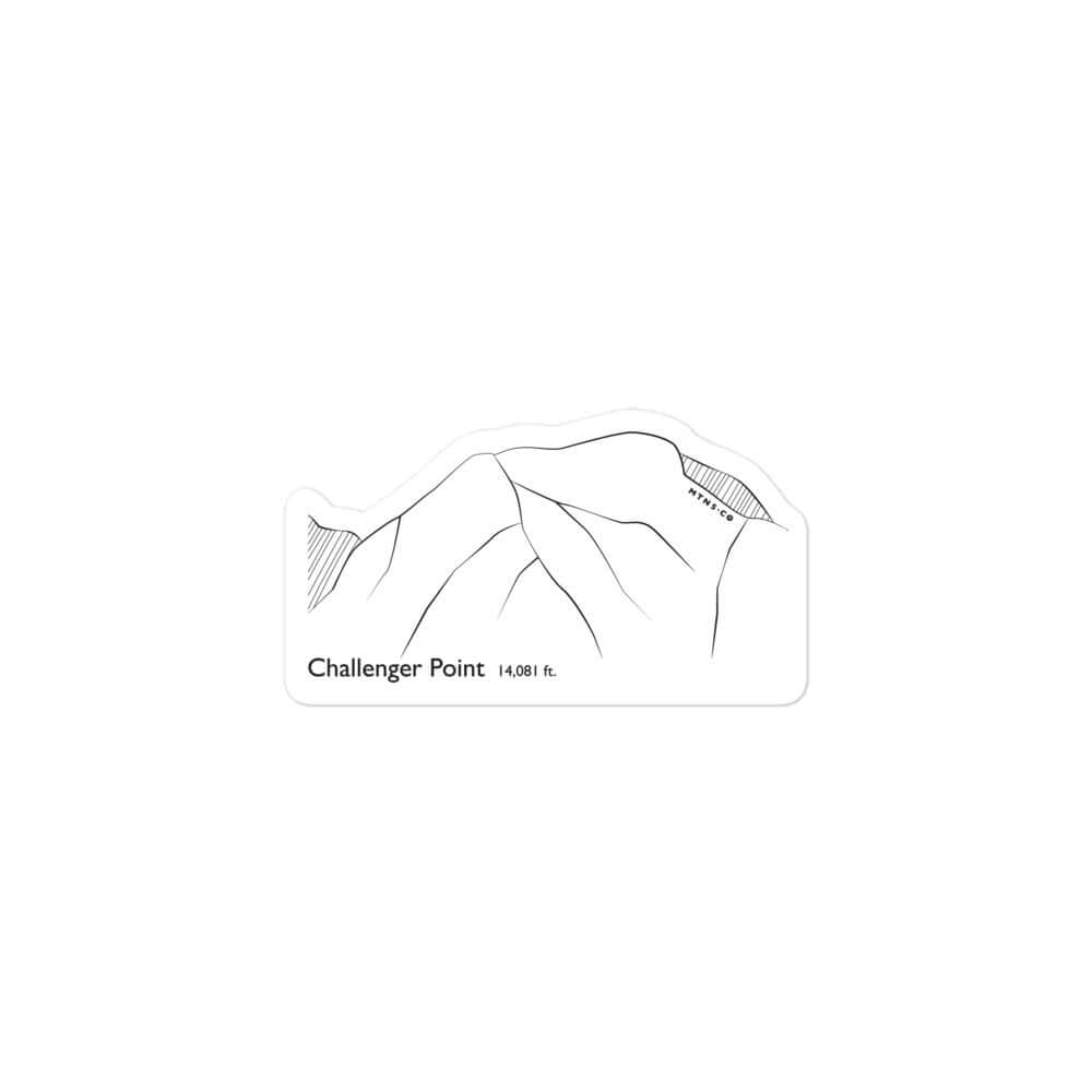 Challenger Point Sticker – Mtns Co