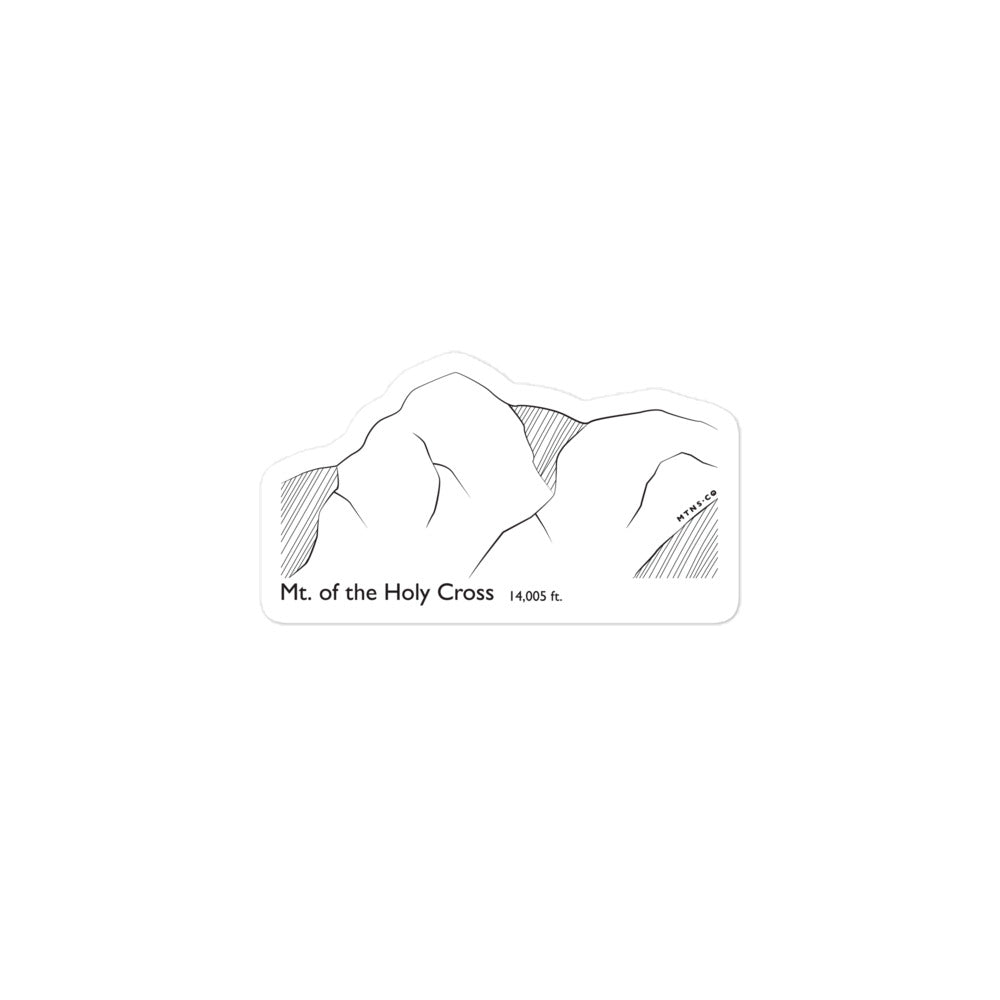 Mt of the Holy Cross Sticker