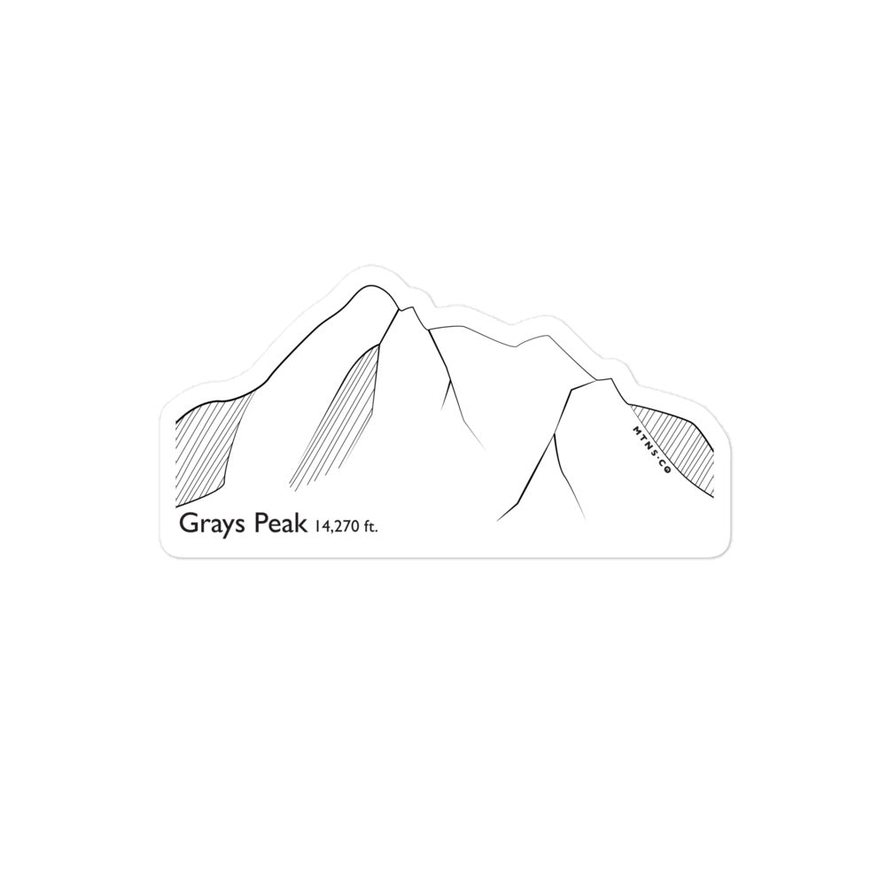 Grays Peak Sticker