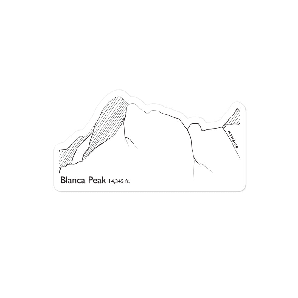 Blanca Peak Sticker