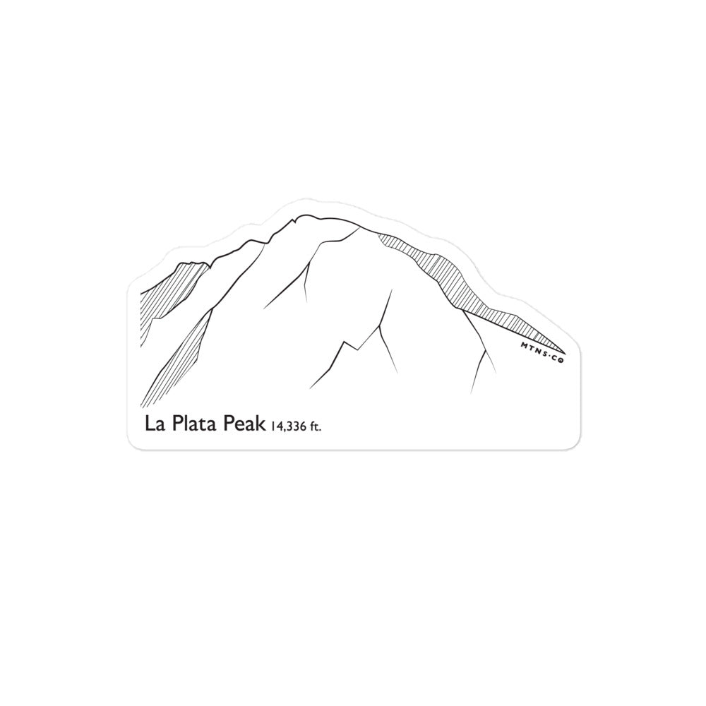 La Plata Peak Sticker