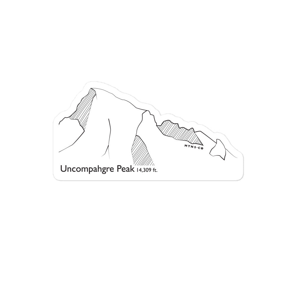 Uncompahgre Peak Sticker