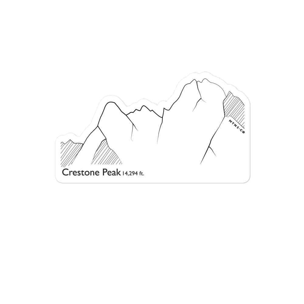 Crestone Peak Sticker – Mtns Co