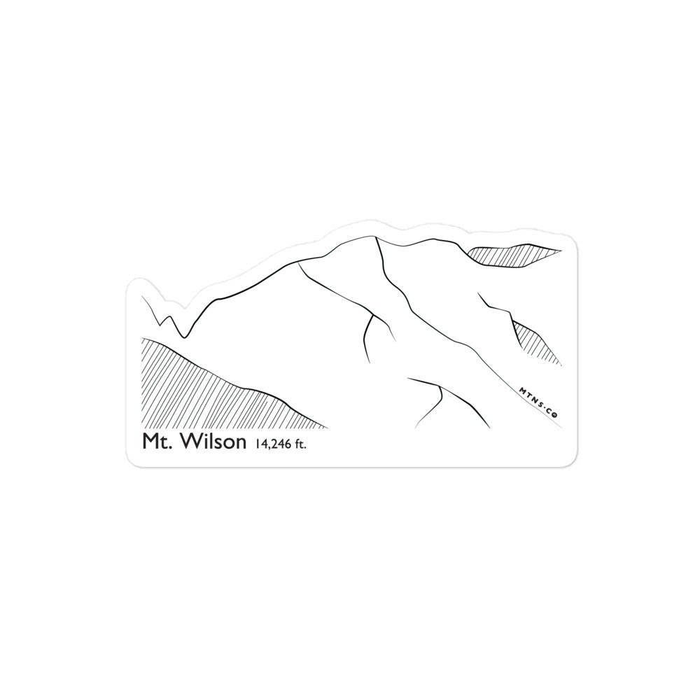 Mt Wilson Sticker