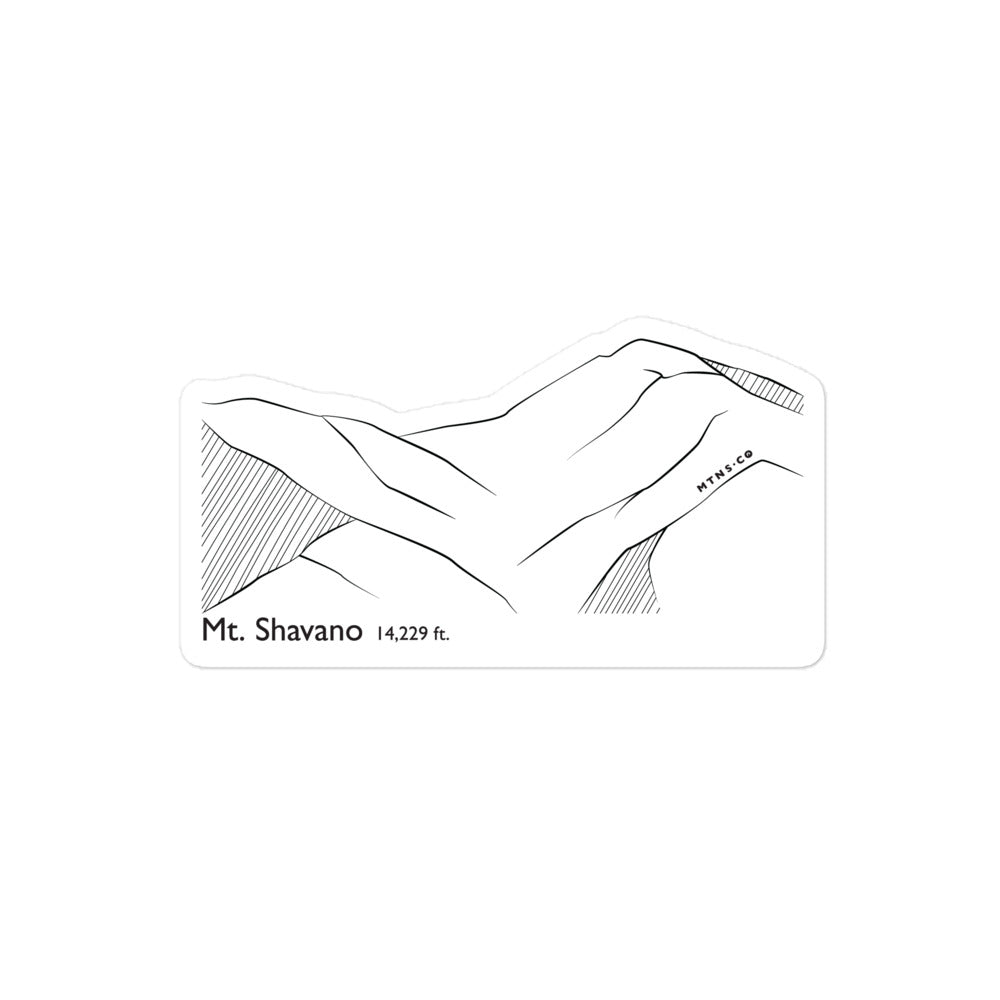 Mt Shavano Sticker