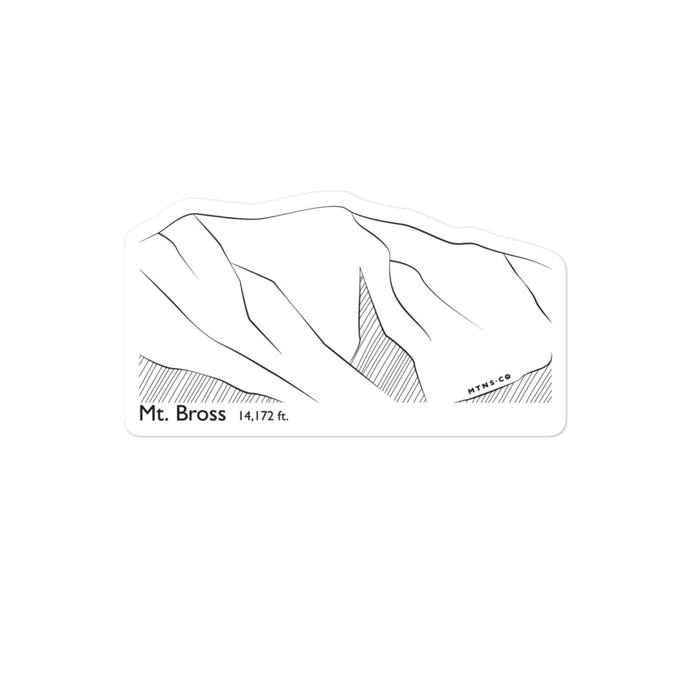 Mt Bross Sticker