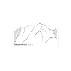 Maroon Peak Sticker