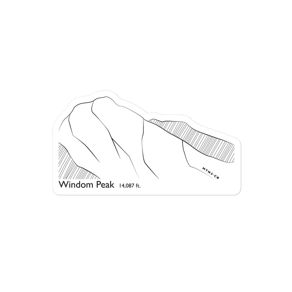 Windom Peak Sticker