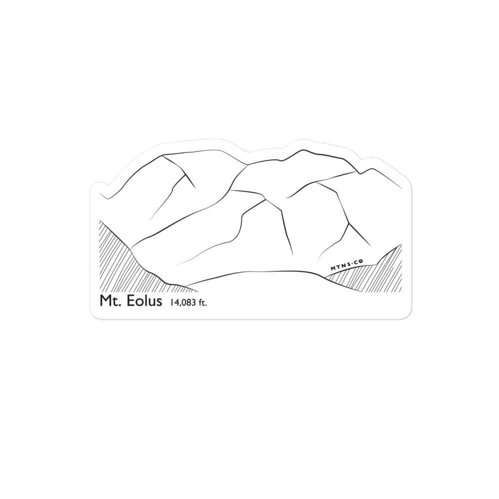 Mt Eolus Sticker – Mtns Co