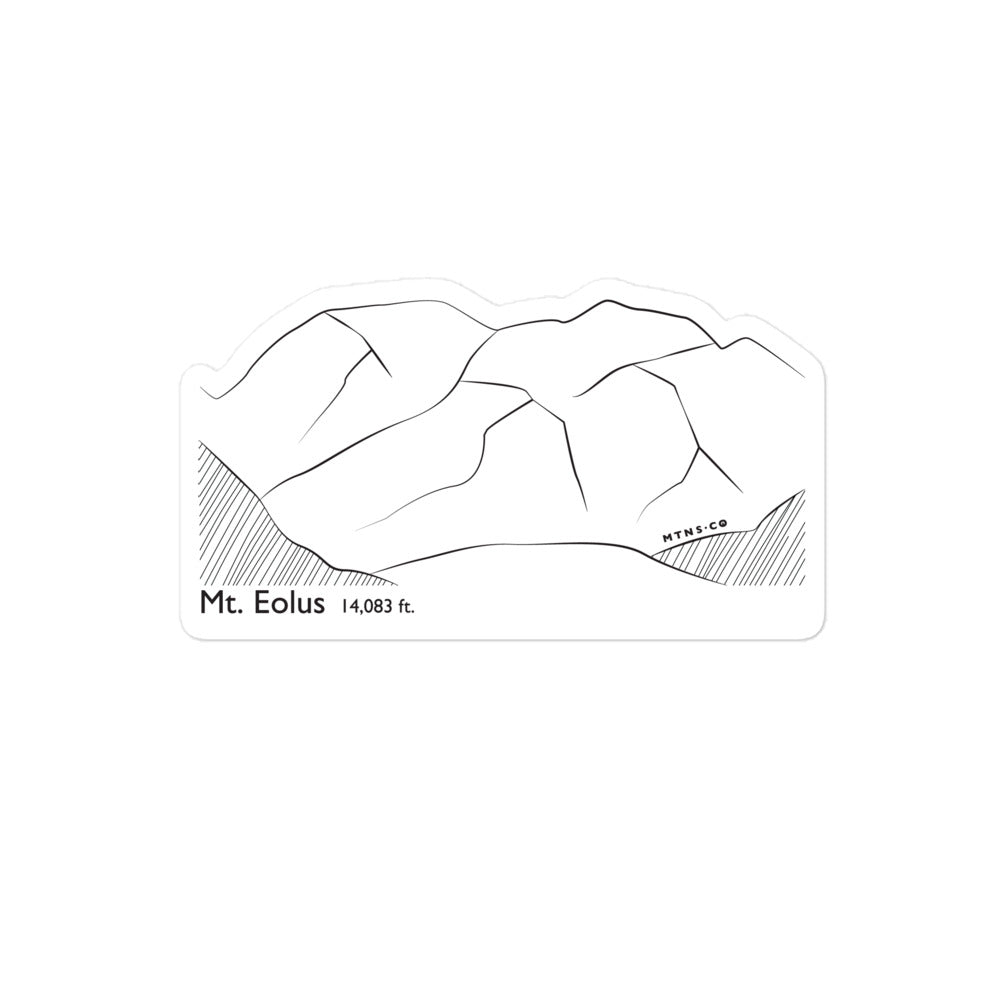 Mt Eolus Sticker