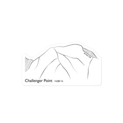 Challenger Point Sticker
