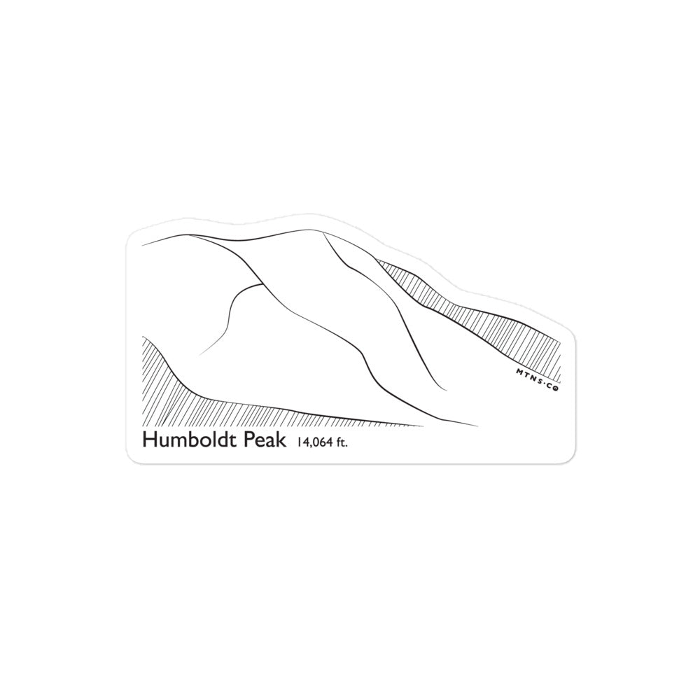 Humboldt Peak Sticker