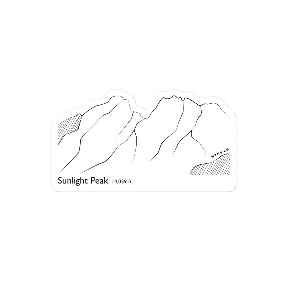 Sunlight Peak Sticker