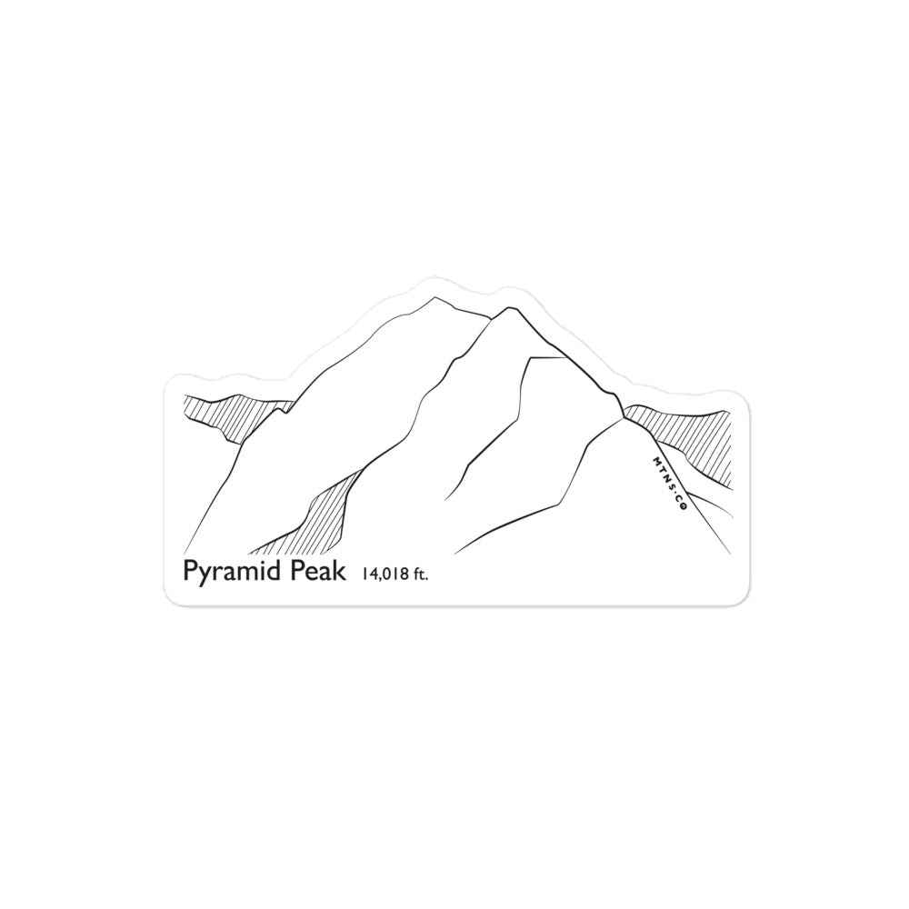 Pyramid Peak Sticker