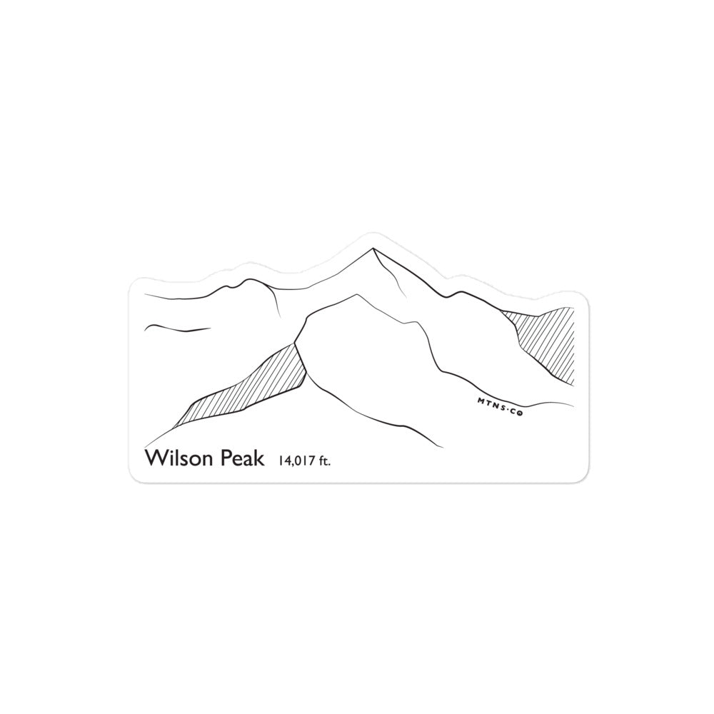 Wilson Peak Sticker