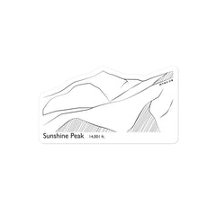 Sunshine Peak Stickers